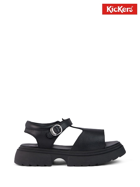 Kickers Black Kenzi Sandals (W32932) | £55