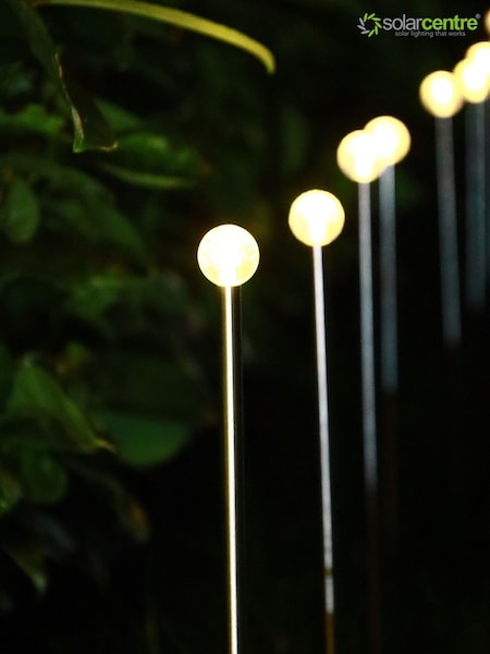SolarCentre Set of 10 Warm White Pluto Garden Post Lights (W32983) | £19