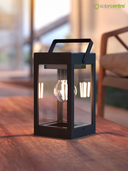 SolarCentre Warm White Grosvenor Solar Lantern (W32989) | £39