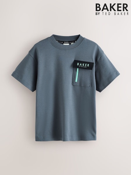 Baker by Ted Baker Oversized Pocket T-Shirt (W33070) | £18 - £22