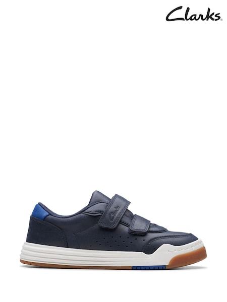 Clarks Blue Urban Solo K Shoes (W33079) | £44 - £46