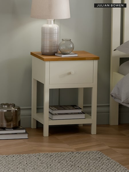 Julian Bowen Cream Coxmoor 1 Drawer (W33132) | £115