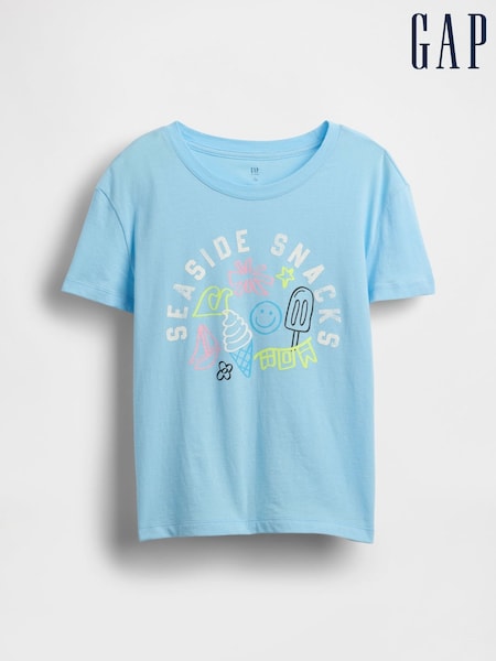 Gap Blue Graphic T-Shirt (4-13yrs) (W33145) | £10