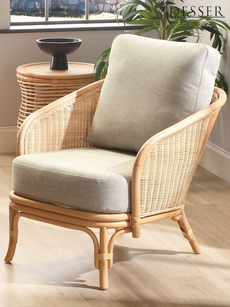 Desser Natural Royal Rattan Chair (W33246) | £400