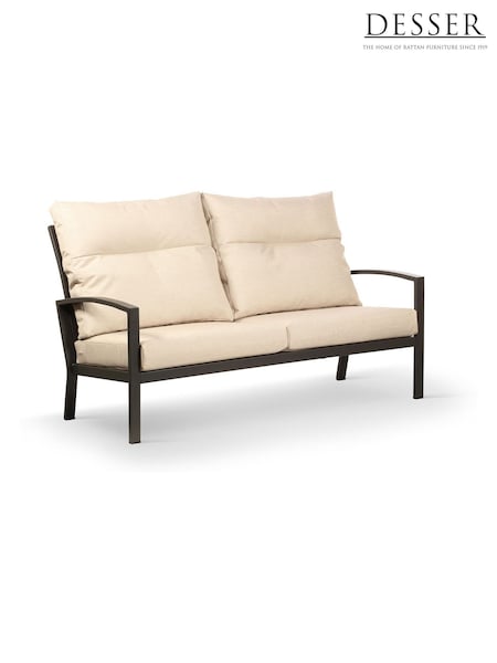 Desser Grey Bari Garden 3 Seater Sofa (W33248) | £1,300