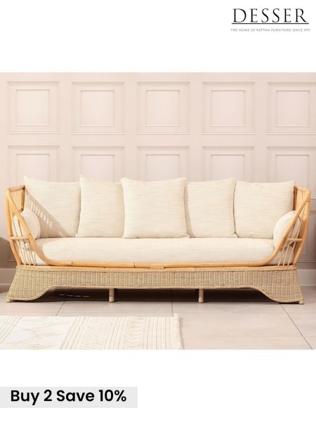 Desser Natural Rattan Daybed (W33261) | £1,062