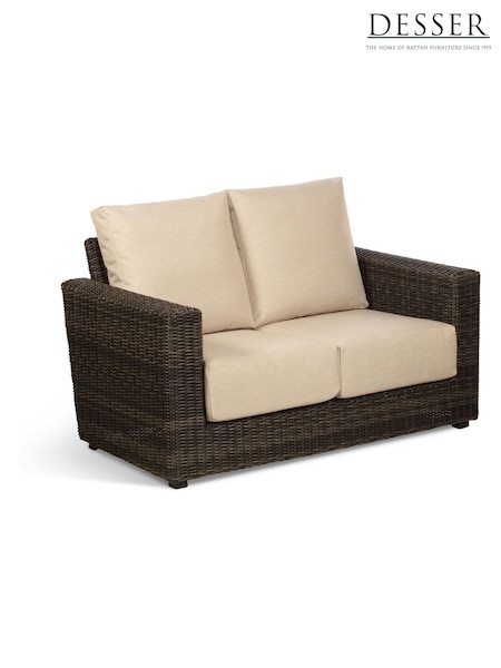 Desser Grey Ascot Garden Choice 2 Seater Sofa (W33268) | £1,105
