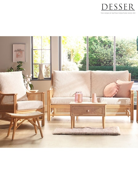 Desser 5 Piece Natural Chester Rattan Sofa Set (W33270) | £2,310