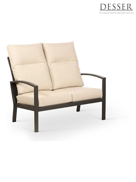 Desser Grey Bari Garden 2 Seater Sofa (W33277) | £950
