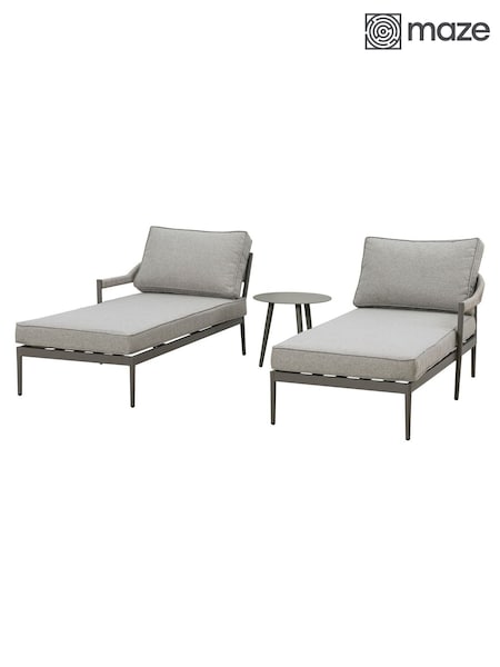 Maze Cool Linen Garden Sunlounger (W33319) | £735