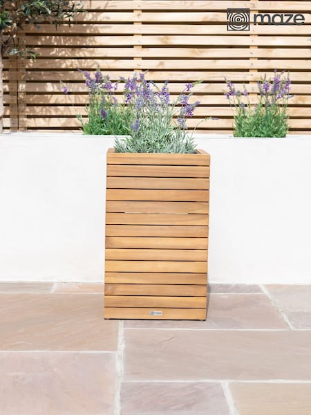Maze Natural Medium Bali Garden Planter (W33334) | £100