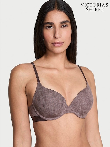 Victoria's Secret Heather Cocoa Blush Nude Full Cup Push Up Modal Bra (W33408) | £39