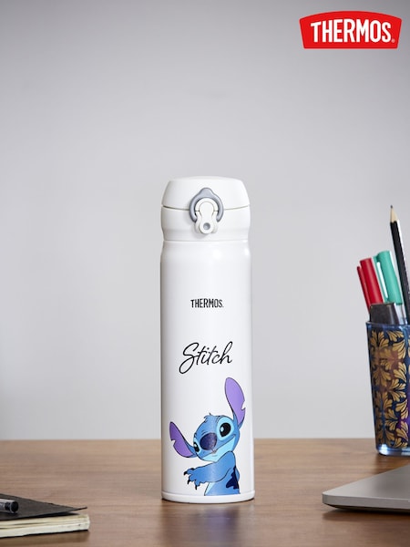 Thermos White Disney Stitch Signature Direct Drink Flask (W33742) | £30