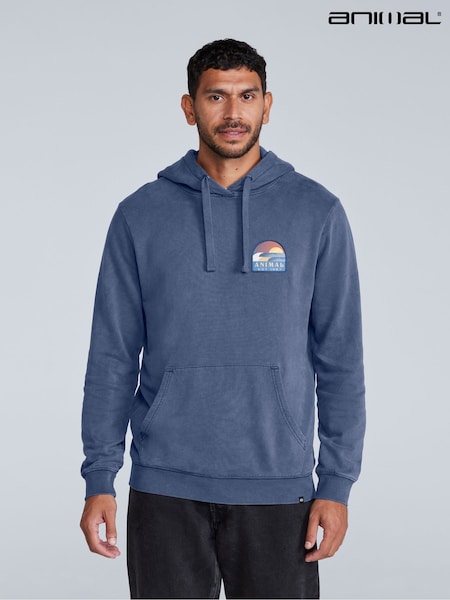 Animal Blue Mens River Hoodie (W33800) | £49