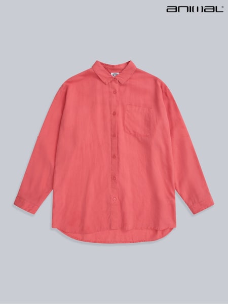 Animal Pink Womens Seya Beach Shirt (W33816) | £42