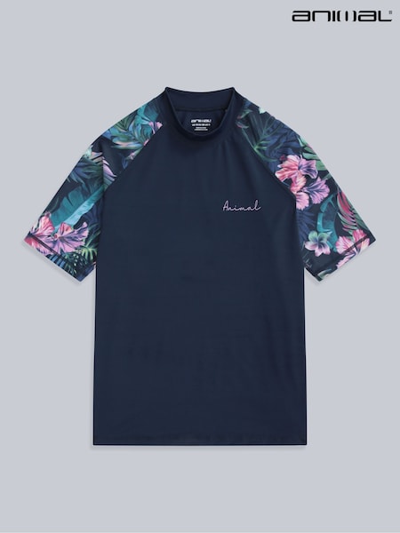 Animal Blue Womens Lucie Quick Drying Rash Vest (W33826) | £40