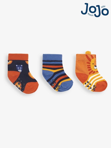 JoJo Maman Bébé Multi 3-Pack Socks (W34007) | £9.50