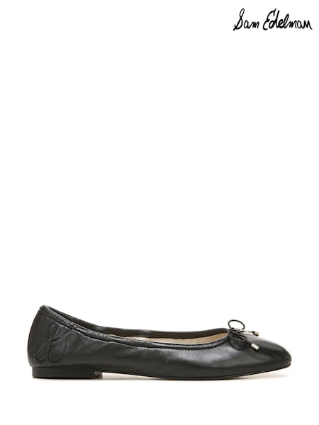 Sam Edelman Regular Fit Felicia Black Ballet Flats (W34023) | £135