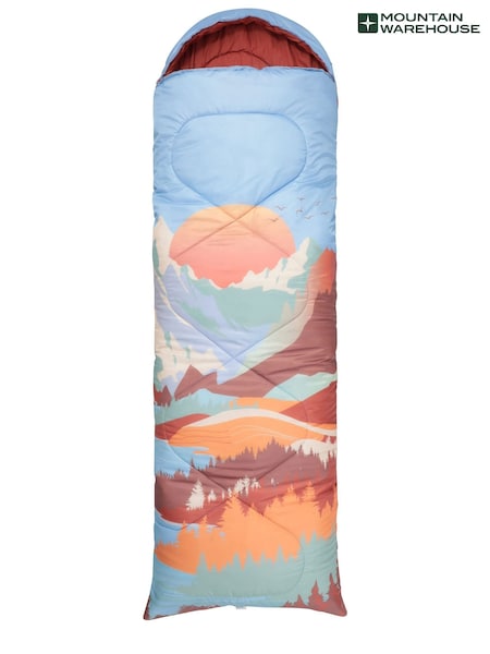 Mountain Warehouse Orange Apex 250 Square Mid Season Sleeping Bag (W34080) | £32