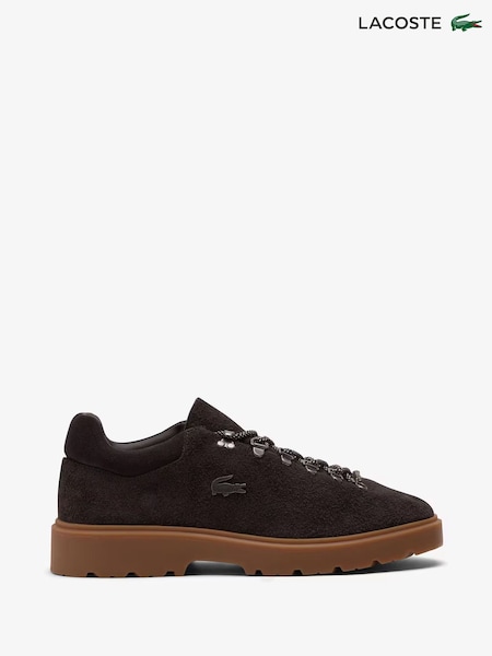 Lacoste Brown Baseshot Pro Trainers (W34118) | £130