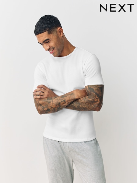White Short Sleeve Thermogen Short Sleeve Top (W34144) | £28