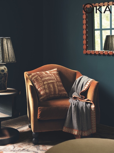 Oka Red Taika Cushion Cover (W34156) | £75
