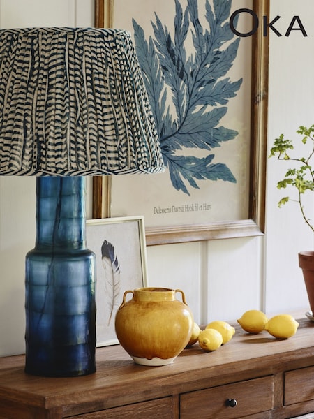 Oka Set of 12 Cream Feather Wall Art Prints (W34168) | £425