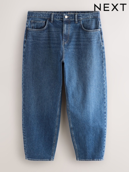 Blue Classic Vintage Barrel Fit Vintage Wash Denim Jeans (W34181) | £35