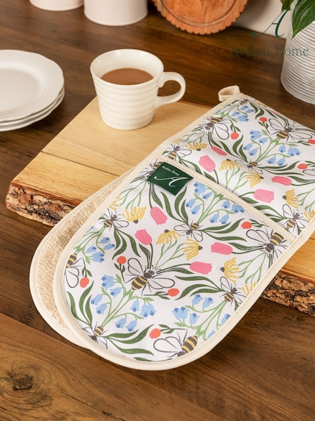 Avalon Home Multi British Bees Oven Gloves (W34363) | £36