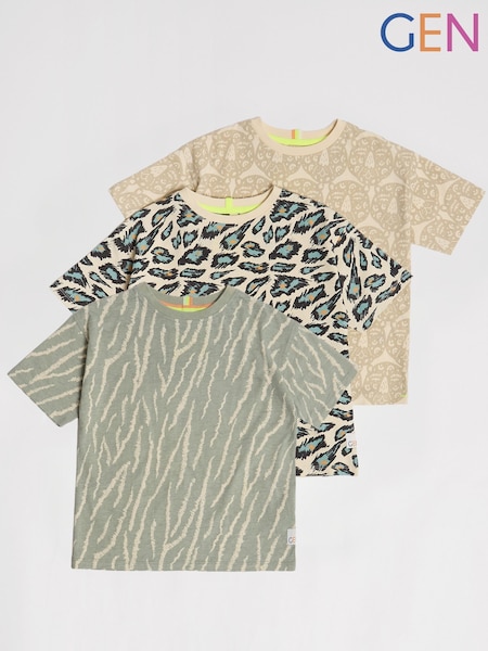 3 Pack Short Sleeved T-Shirts (W34922) | £36
