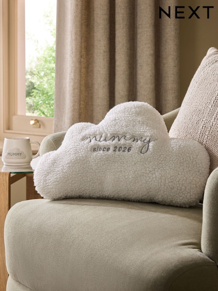 Cream Est 2026 Mummy Cloud Cushion (W35004) | £14
