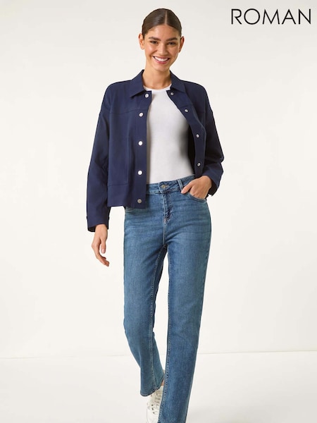 Roman Blue Patch Pocket Jacket (W35169) | £48
