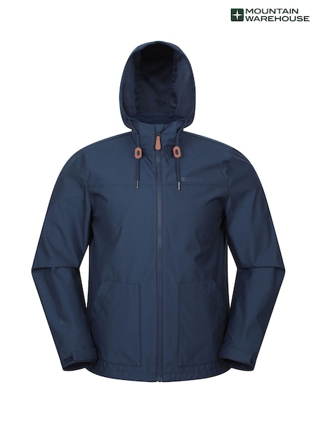 Mountain Warehouse Blue Iona Softshell Mens Water-Resistant Jacket (W35244) | £56