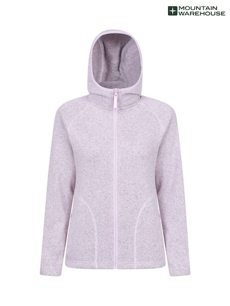 Mountain Warehouse Purple Nevis Womens Full Zip Hoodie (W35276) | £45