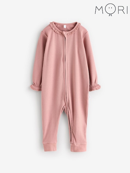 MORI 2 Way Zip-Up Sleepsuit (W35288) | £34.50