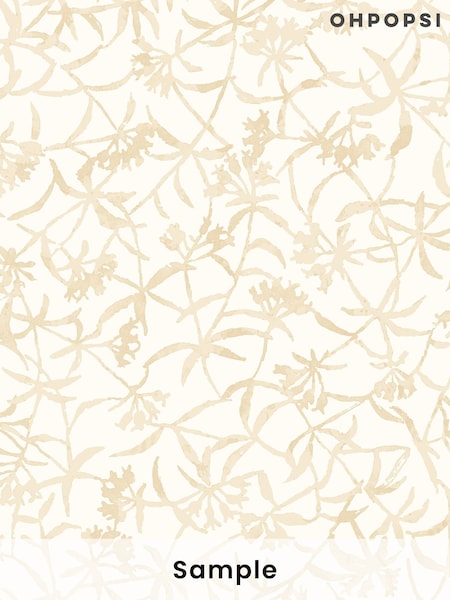 Ohpopsi Buttermilk Entwine Wallpaper Sample (W35328) | £1