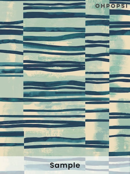 Ohpopsi Ocean Structures Wallpaper Sample (W35346) | £1