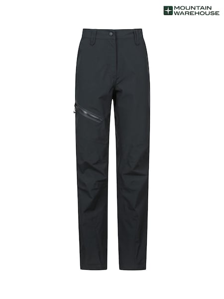 Mountain Warehouse Black Ultra Inca Womens Waterproof Trousers (W35357) | £100