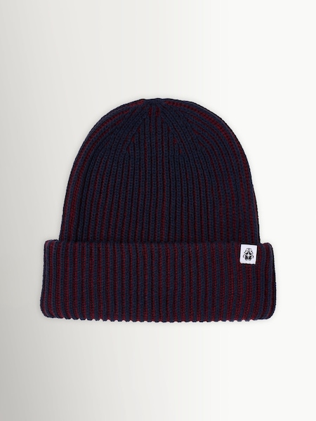 Edwin Red Contrast Beanie (W35450) | £30