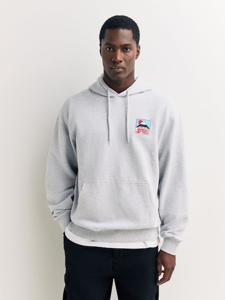 Edwin Grey Sunset On Fuji Hoodie (W35463) | £145