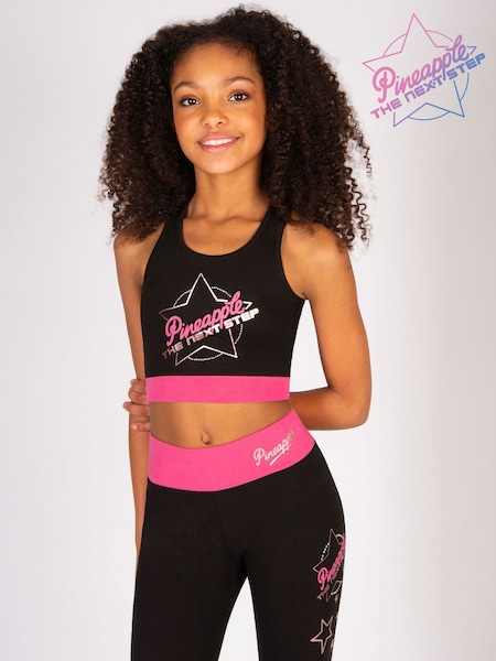 Pineapple Black The Next Step Star Crop Top (W35544) | £20