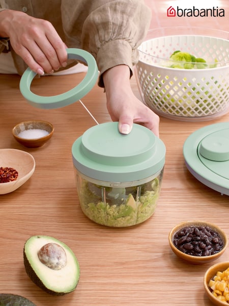 Brabantia Jade Green Tasty+ Manual Food Chopper (W35707) | £26