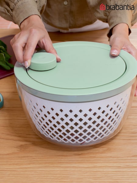 Brabantia Jade Green Tasty+ Salad Spinner (W35718) | £32