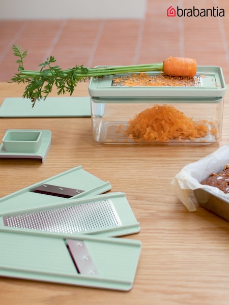 Brabantia Jade Green Tasty+ Slicer and Grater Set (W35722) | £32