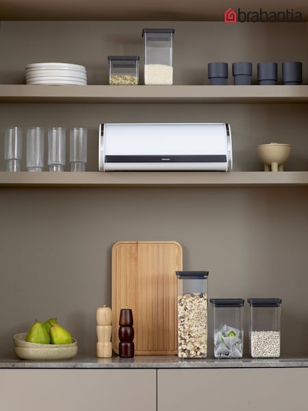 Brabantia White Roll Top Bread Bin (W35733) | £42