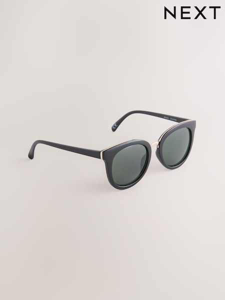 Black Round Sunglasses (W35745) | £12