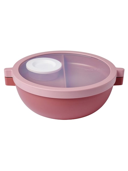 Mepal Vivid Mauve Vita Leakproof Lunch Bowl With Compartments (W35852) | £25