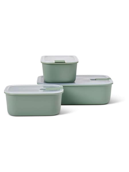 Mepal Nordic Sage Easyclip 'One Clip' 3 Piece Food Storage Set (W35878) | £33