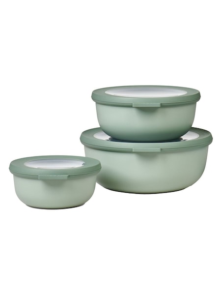 Mepal Nordic Sage Cirqula Round 3 Piece Food Storage Set (W35880) | £28