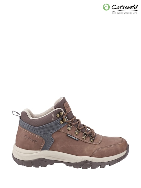 Cotswolds Overbury Hiking Brown Boots (W36059) | £65